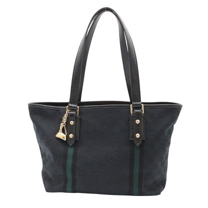 GG Canvas Tote Bag Navy