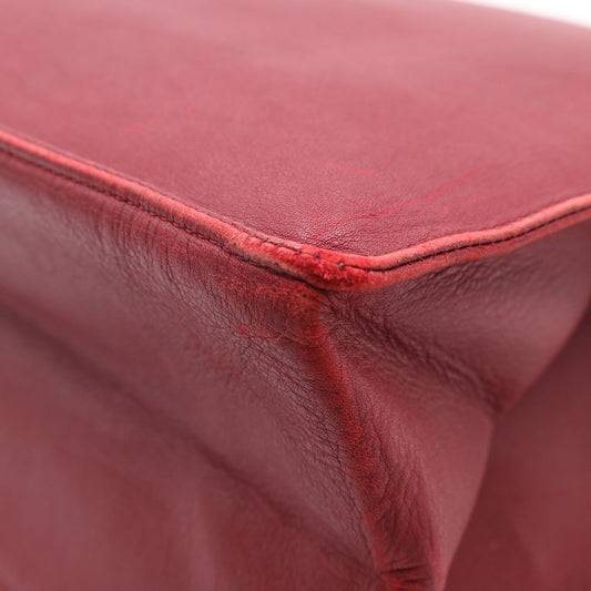 Chain Tote Bag Red