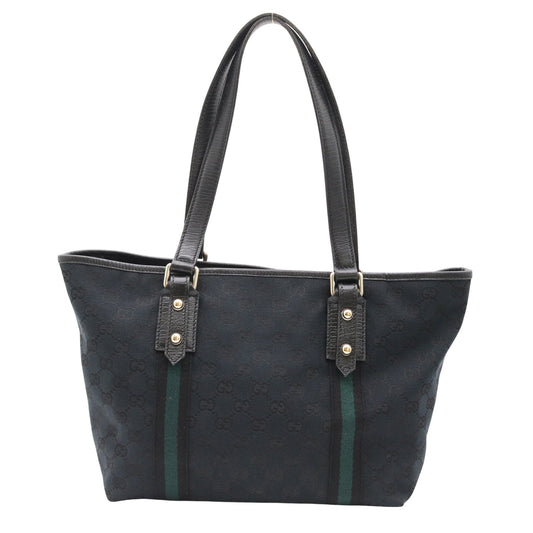 GG Canvas Tote Bag Navy