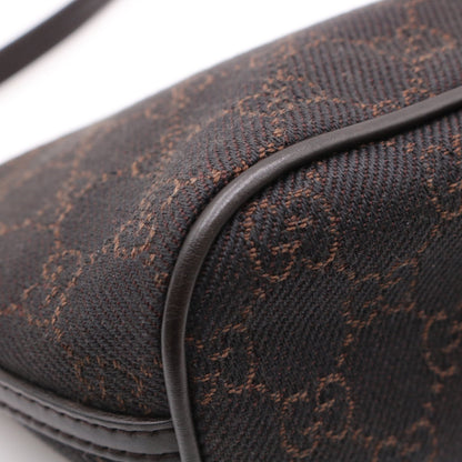 GG Canvas One Shoulder Bag Tote Brown
