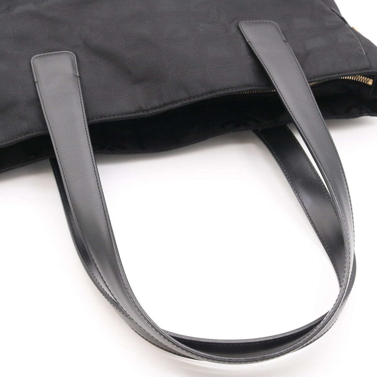 New Travel Line Tote Bag Black