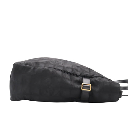 New Travel Line Tote Bag Black