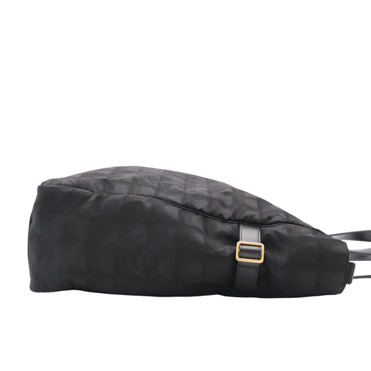 New Travel Line Tote Bag Black