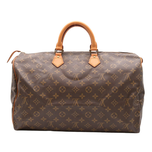 Monogram Speedy 40 M41522 Satchel/Top Handle Bag Brown