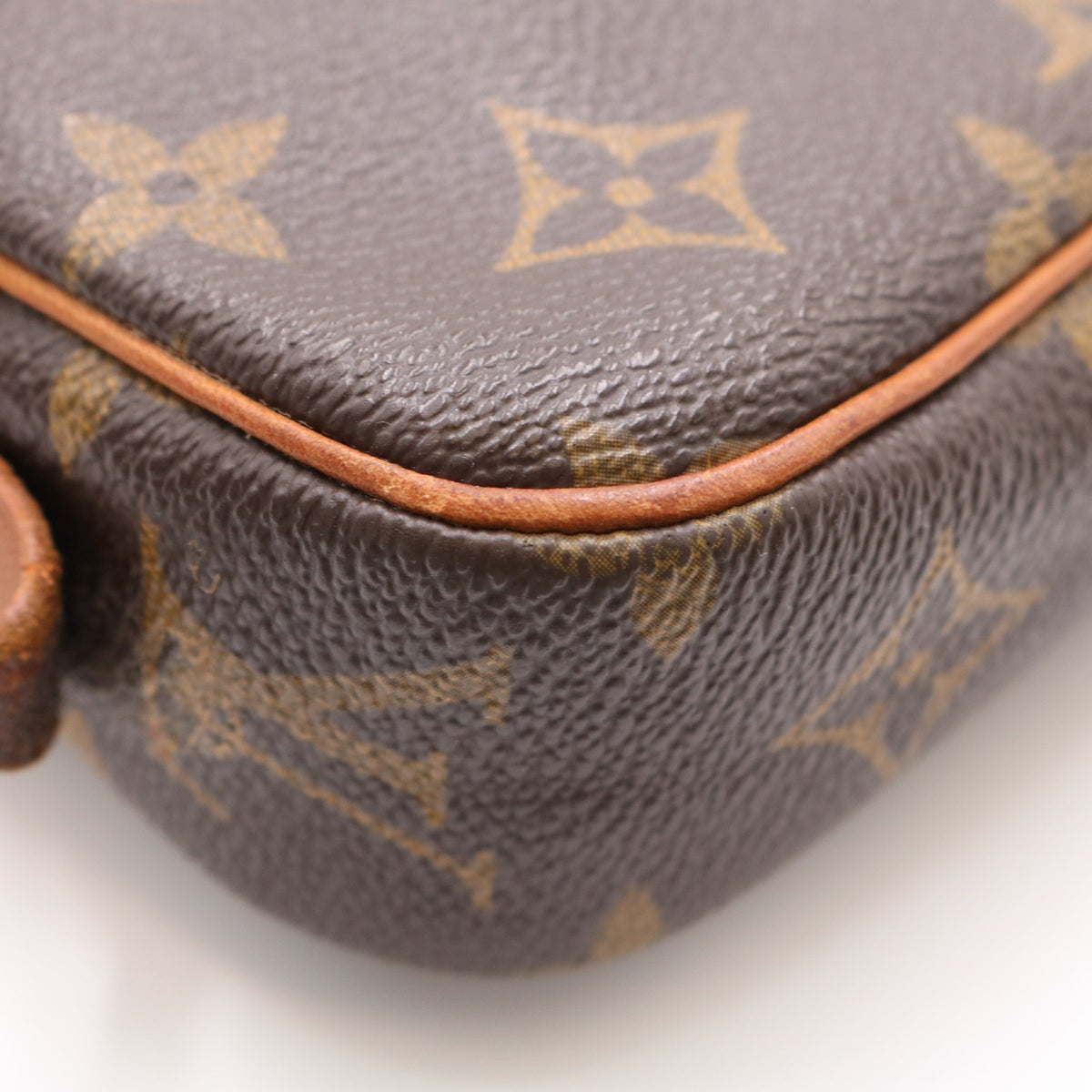 Monogram Pochette Marly Shoulder Bag Brown