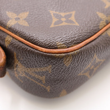 Monogram Pochette Marly Shoulder Bag Brown