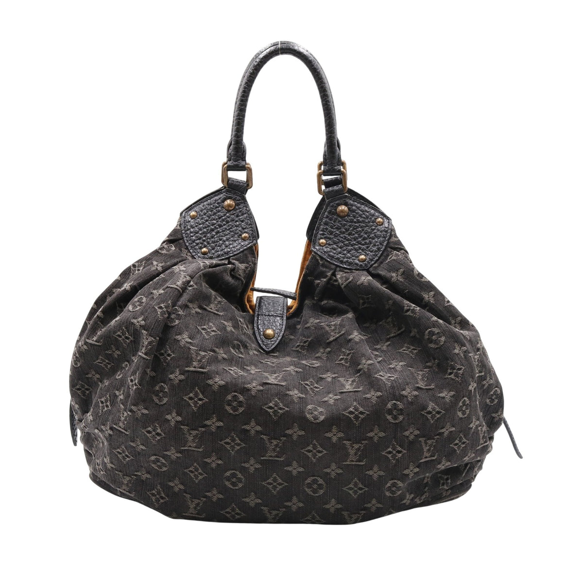 Monogram Denim XL Noir M95510 Duffle Black
