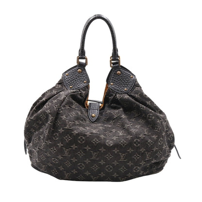 Monogram Denim XL Noir M95510 Duffle Black
