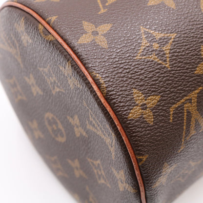 Monogram Papillon 30 (Old Model) M51365 Satchel/Top Handle Bag Brown