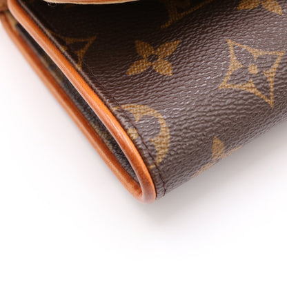 Monogram Pochette Twin GM M51852 Crossbody Brown