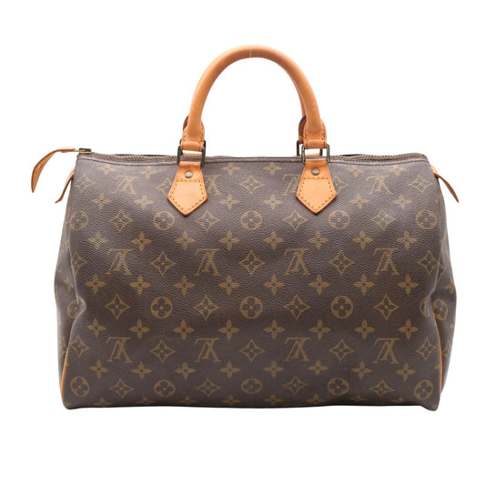 Monogram Speedy 35 M41524 Satchel/Top Handle Bag Brown