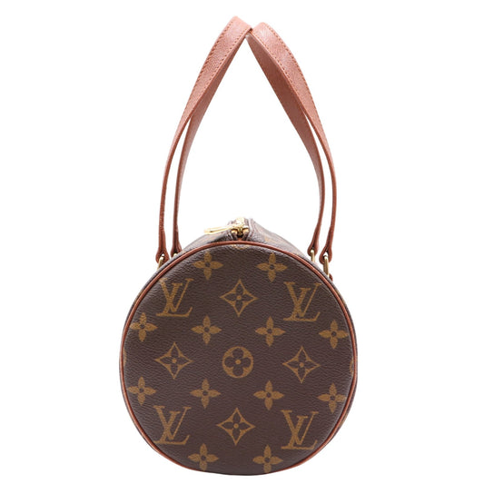 Monogram Papillon 30 (Old Model) M51365 Satchel/Top Handle Bag Brown