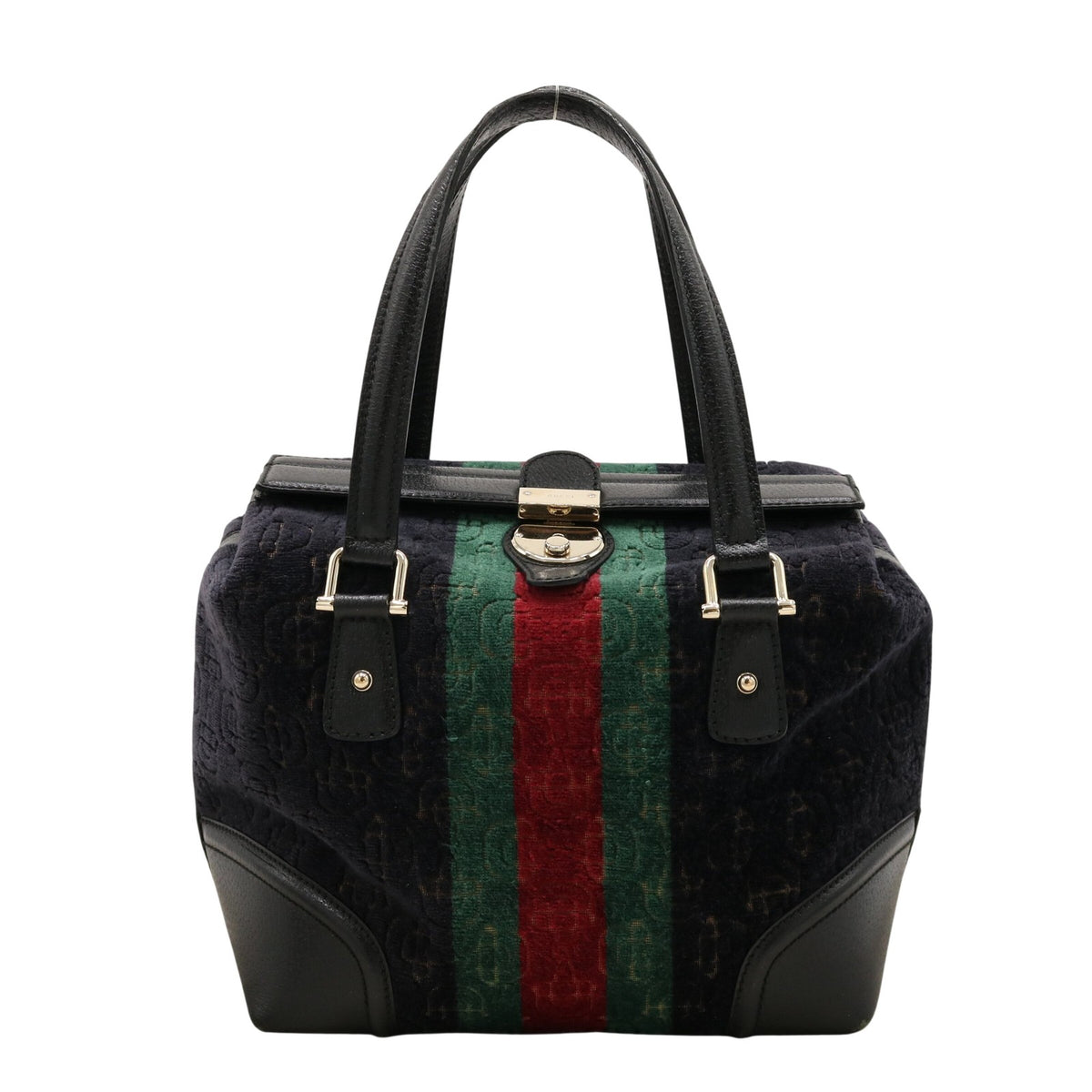 Cherie Doctors Bag Satchel/Top Handle Bag Navy