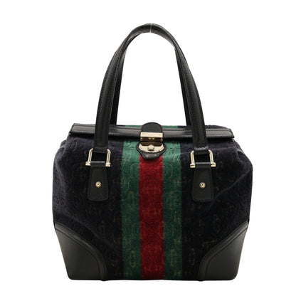 Cherie Doctors Bag Satchel/Top Handle Bag Navy
