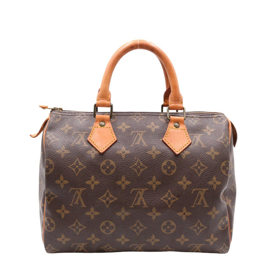 Monogram Speedy 25 M41528 Satchel/Top Handle Bag Brown