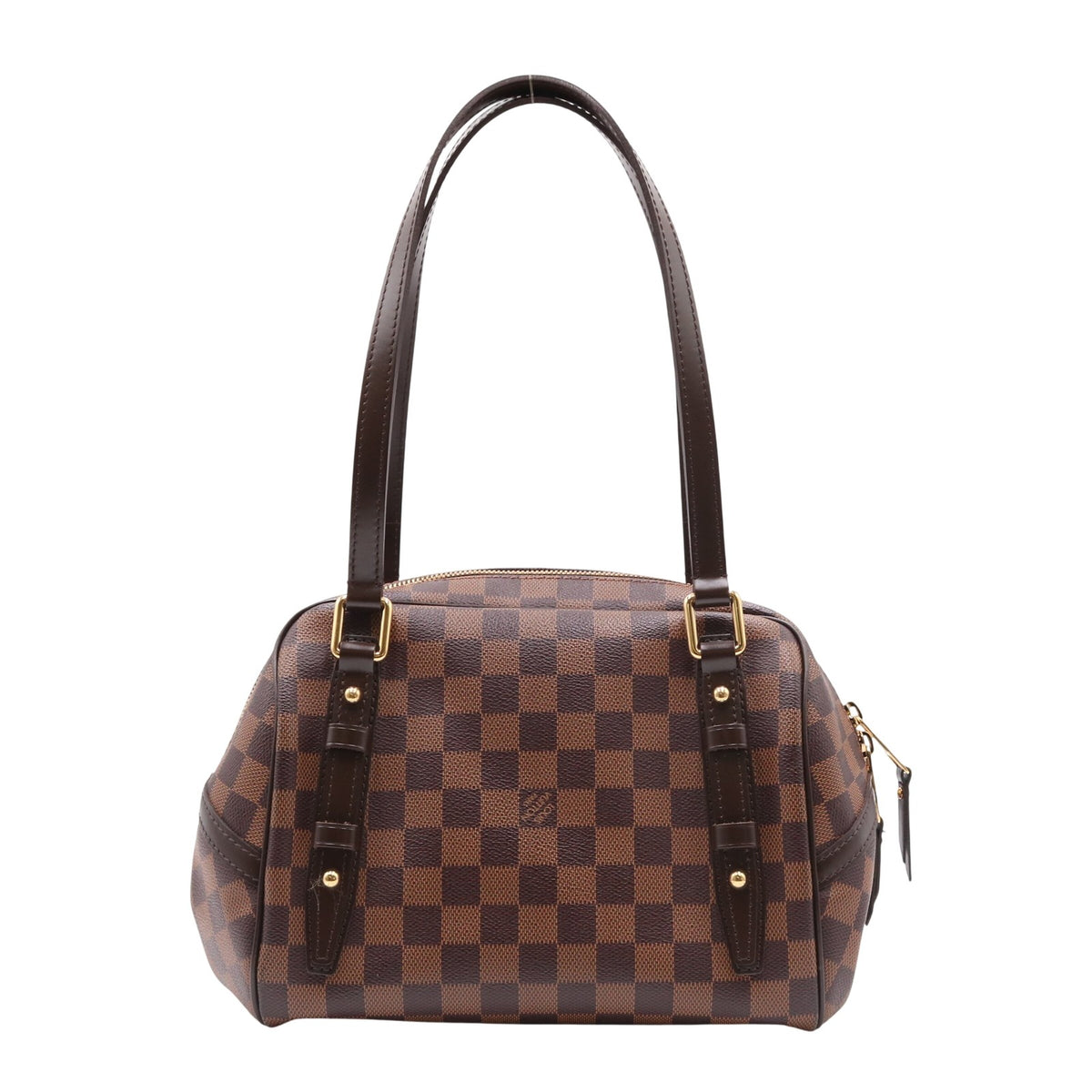 Damier Ebene Rivington PM N41157 Shoulder Bag Brown