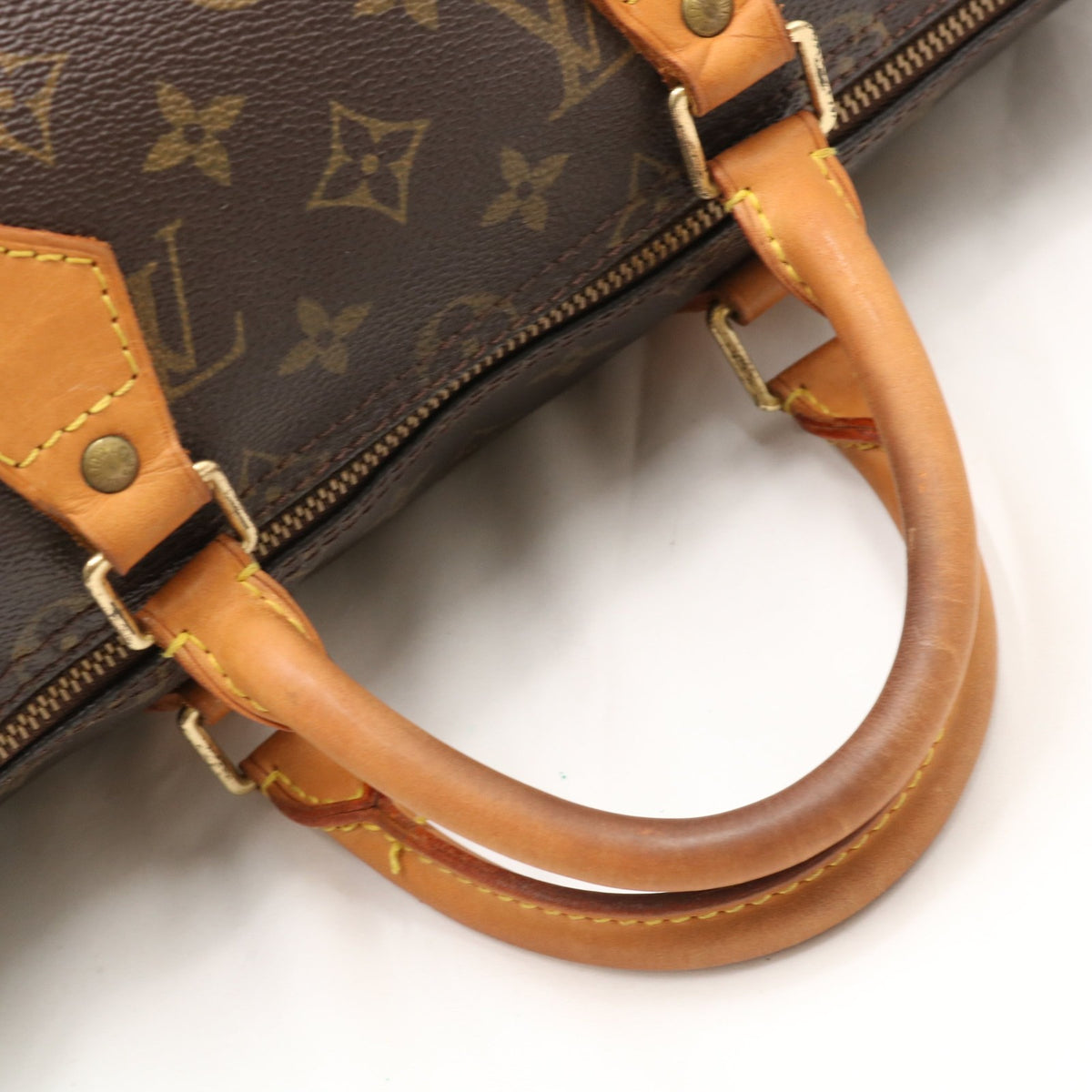 Monogram Speedy 35 M41524 Satchel/Top Handle Bag Brown