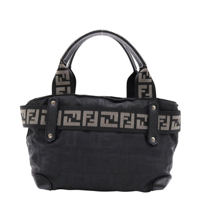 Zucca Handbag Satchel/Top Handle Bag Black