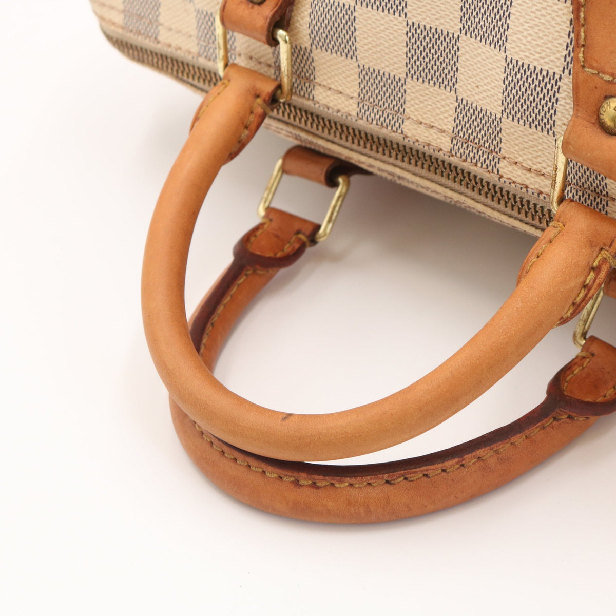 Damier Azur Speedy 30 N41370 Satchel/Top Handle Bag White