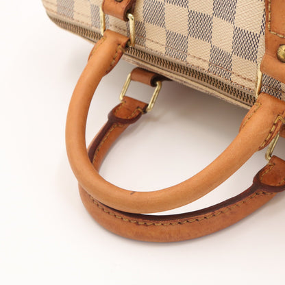 Damier Azur Speedy 30 N41370 Satchel/Top Handle Bag White