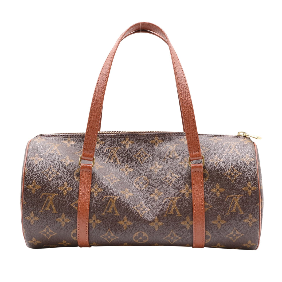 Monogram Papillon 30 (Old Model) M51365 Satchel/Top Handle Bag Brown
