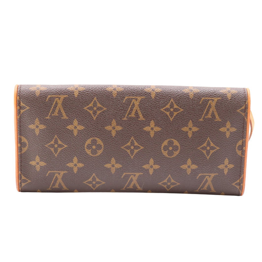 Monogram Pochette Twin GM M51852 Crossbody Brown