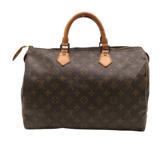 Monogram Speedy 35 M41524 Satchel/Top Handle Bag Brown