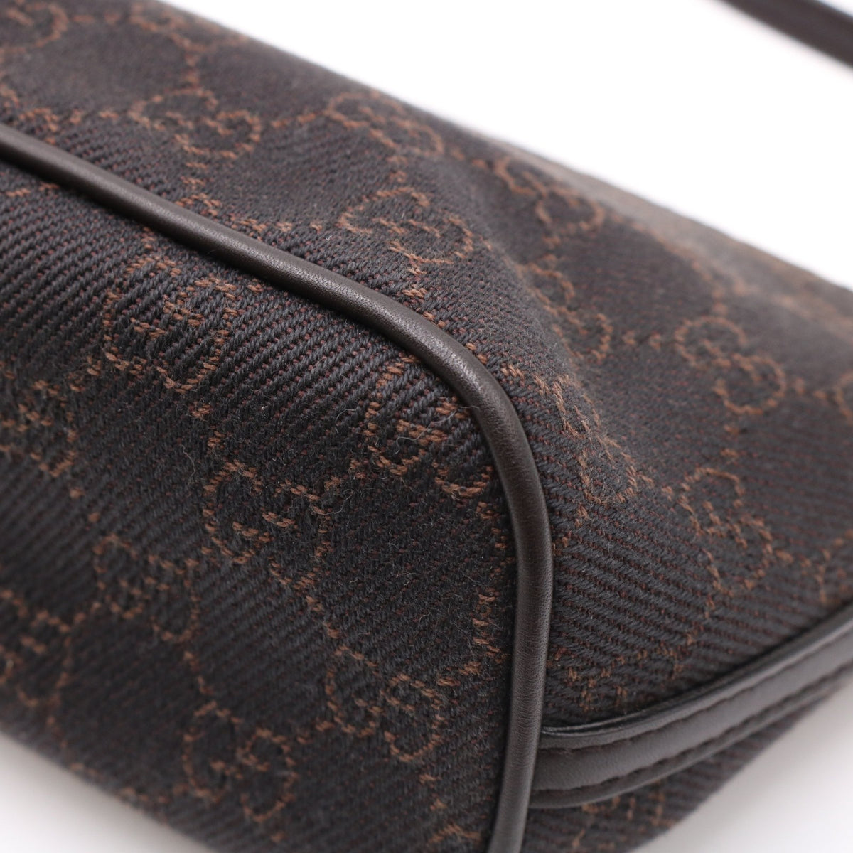 GG Canvas One Shoulder Bag Tote Brown