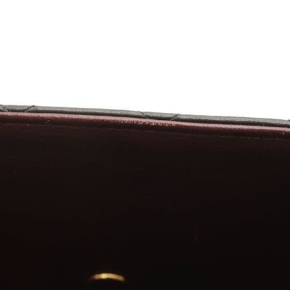 Matelasse Chain Shoulder Bag Black