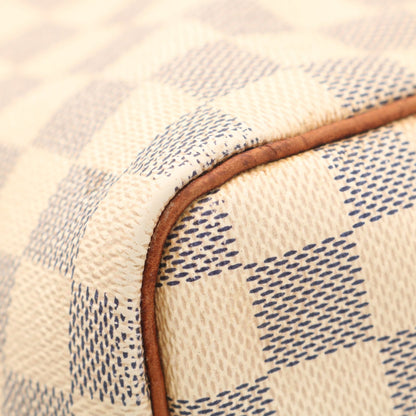 Damier Azur Speedy 30 N41370 Satchel/Top Handle Bag White