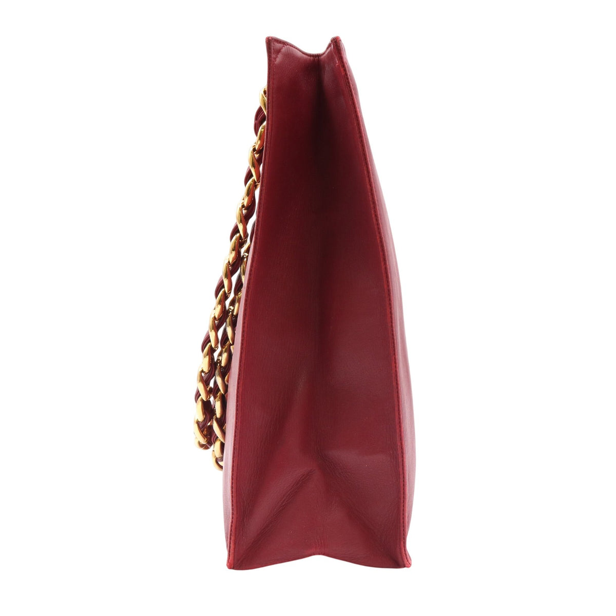 Chain Tote Bag Red