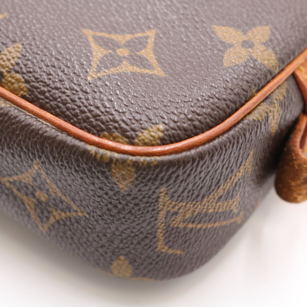 Monogram Pochette Marly Shoulder Bag Brown