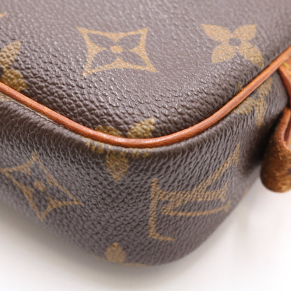 Monogram Pochette Marly Shoulder Bag Brown
