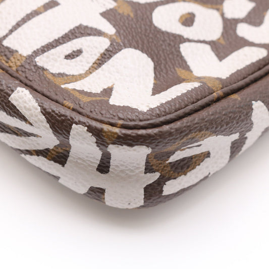 Monogram Graffiti Pochette Accessoires M92192 pouch Brown
