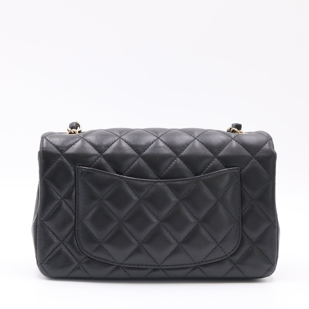 Mini Matelasse Chain Shoulder Bag Black