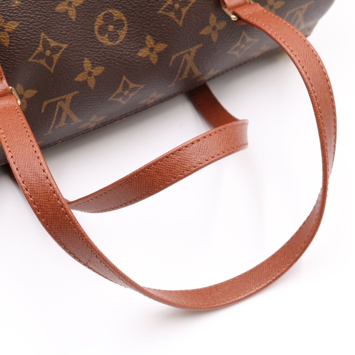 Monogram Papillon 30 (Old Model) M51365 Satchel/Top Handle Bag Brown