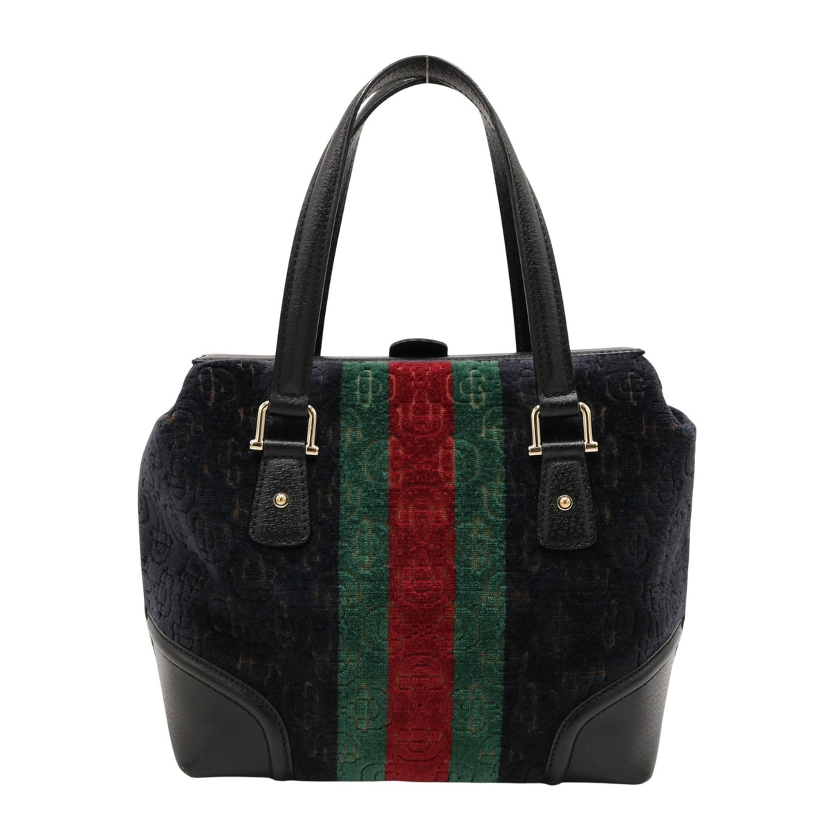 Cherie Doctors Bag Satchel/Top Handle Bag Navy