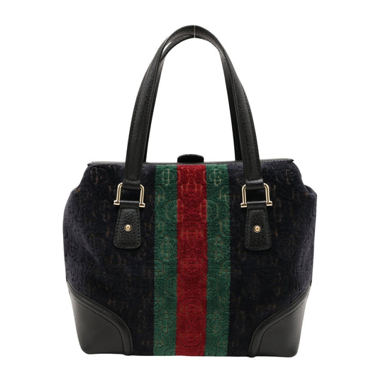 Cherie Doctors Bag Satchel/Top Handle Bag Navy