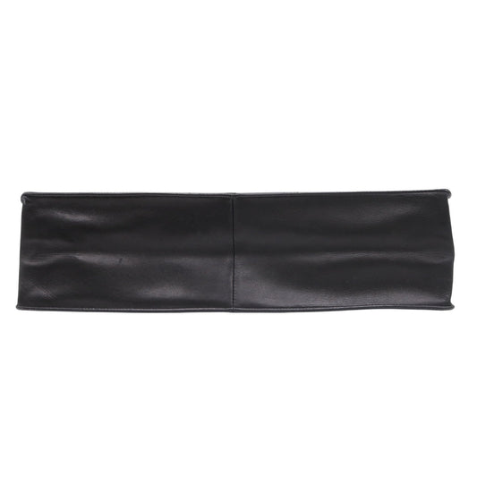Coco Mark Chain Tote Bag Black