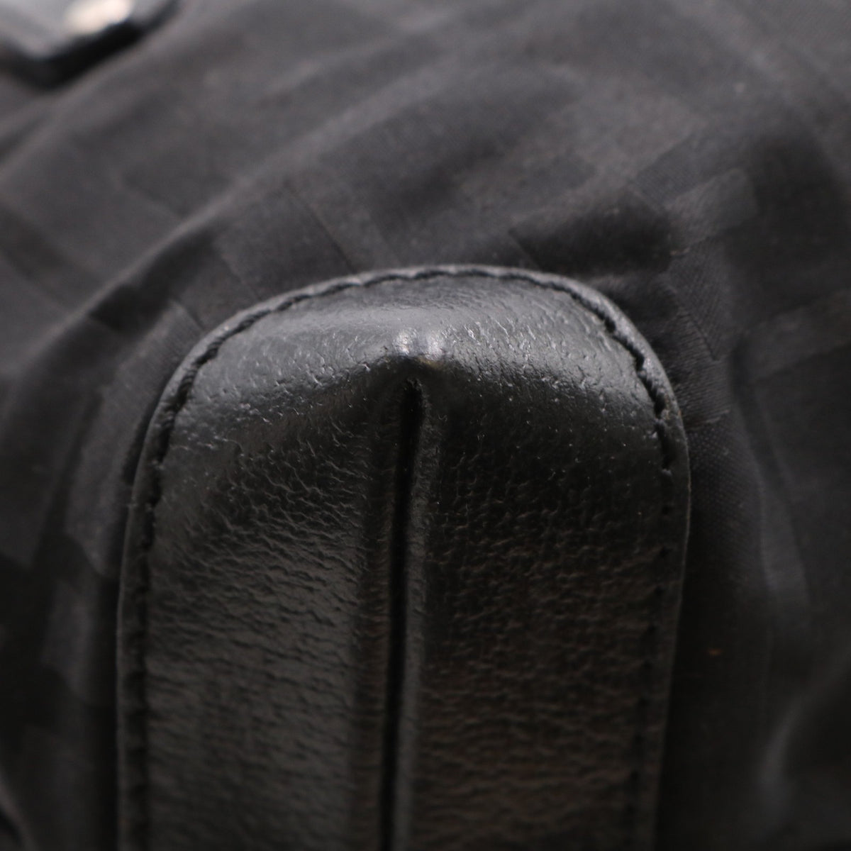 Zucca Handbag Satchel/Top Handle Bag Black