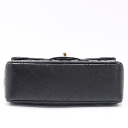 Mini Matelasse Chain Shoulder Bag Black