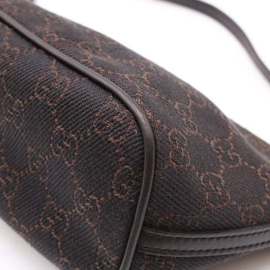 GG Canvas One Shoulder Bag Tote Brown