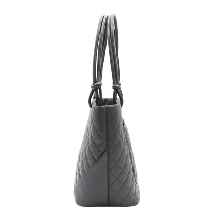 Cambon Line Tote Bag Black