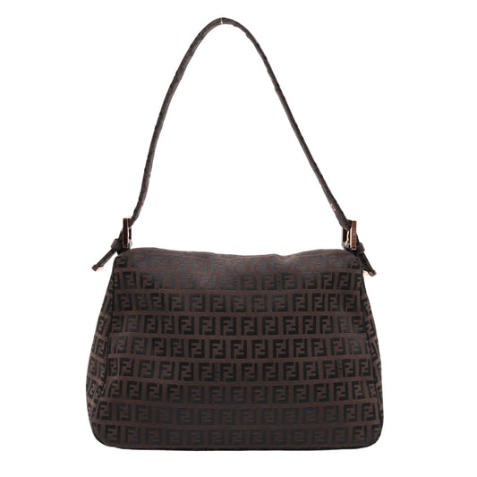 Zucchino Semi Shoulder Mamma Gold-tone hardware Shoulder Bag Brown
