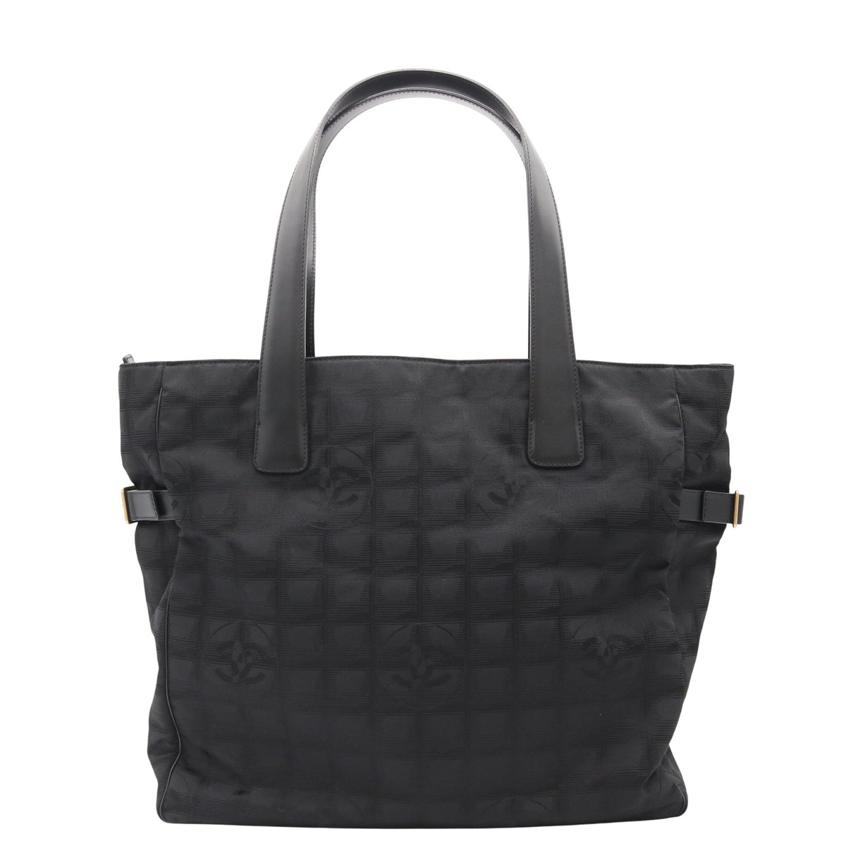 New Travel Line Tote Bag Black