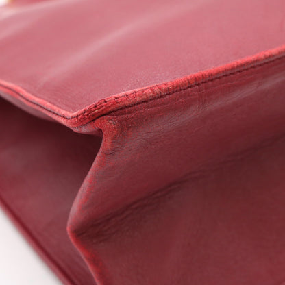 Chain Tote Bag Red