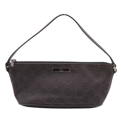 GG Canvas One Shoulder Bag Tote Brown