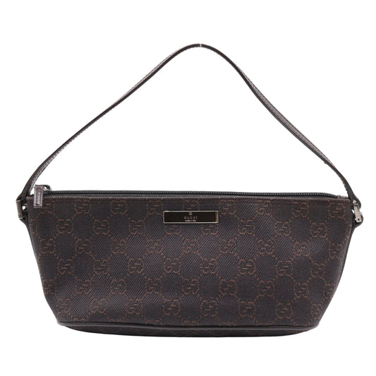 GG Canvas One Shoulder Bag Tote Brown