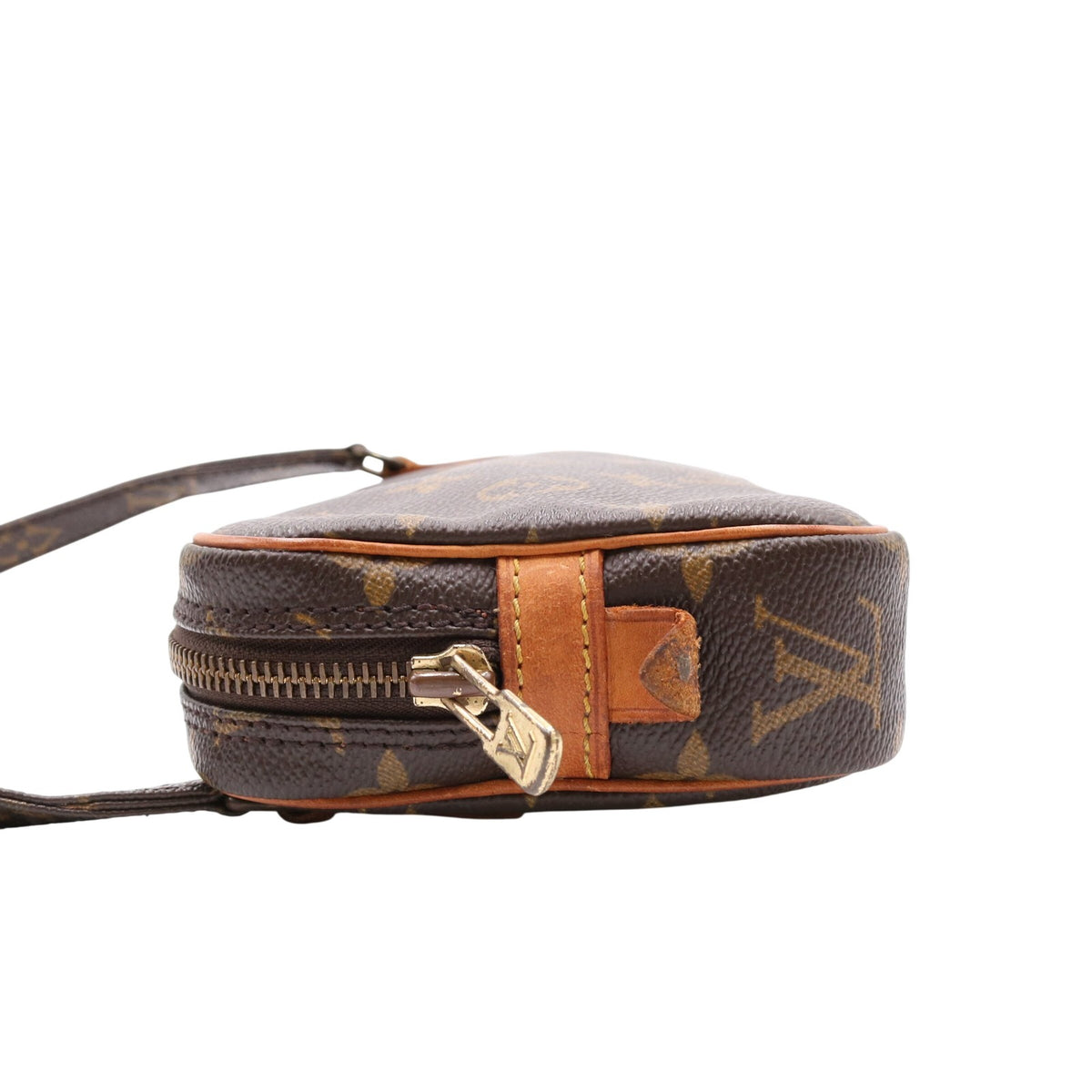 Monogram Pochette Marly Shoulder Bag Brown