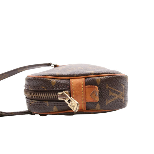 Monogram Pochette Marly Shoulder Bag Brown